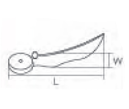 Увеличенный хвостовик для удобного захвата